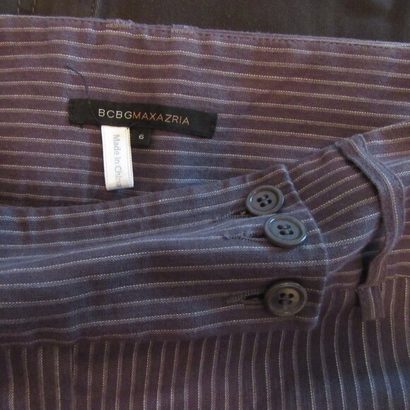 VINTAGE DRESS PANTS BCBGMAX Extra WIDE LEG - Picture 1 of 6